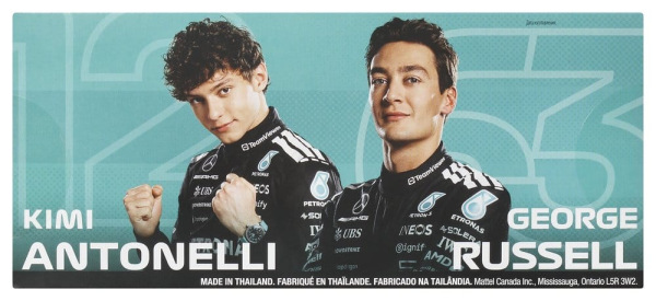 Formula 1 Hot Wheels Premium Die-Cast Vehicle 2-Pack 1:64 Team Mercedes-AMG PETRONAS 6