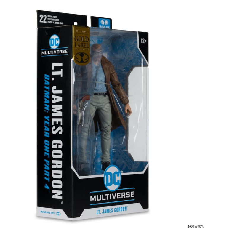 Batman Year One (Part 4) DC Multiverse Action Figure Lt. James Gordon (Gold Label) 18 cm 7