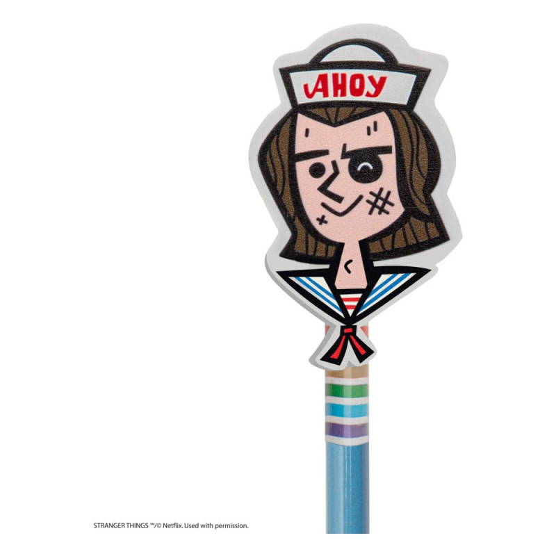 Stranger Things Pencil with Eraser Scoops Ahoy Steve 1