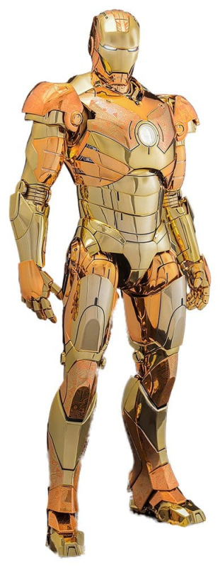 Iron Man Movie Masterpiece Diecast Action Figure 1/6 Iron Man Mark III (Golden & Copper Gold Version