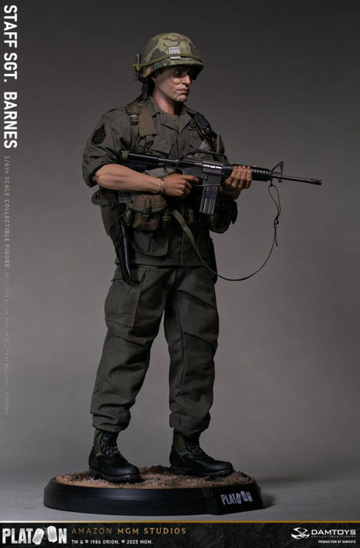 Platoon Action Figure 1/6 Staff Sergeant Barnes 30 cm 6