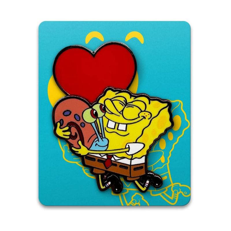 SpongeBob SquarePants Bobble Pin Badge Spongebob Heart 5 cm 1