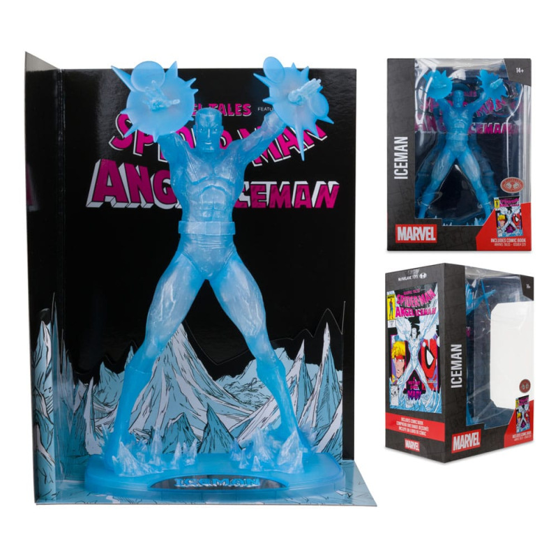 Marvel Collection PVC Statue 1/6 Iceman (Marvel Tales #229) (Red Platinum Edition) 29 cm 4