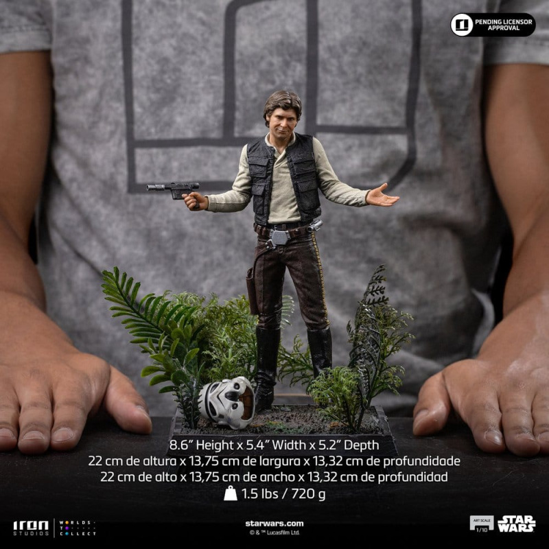 Star Wars Art Scale Statue 1/10 Han Solo (Episode VI) 22 cm 9