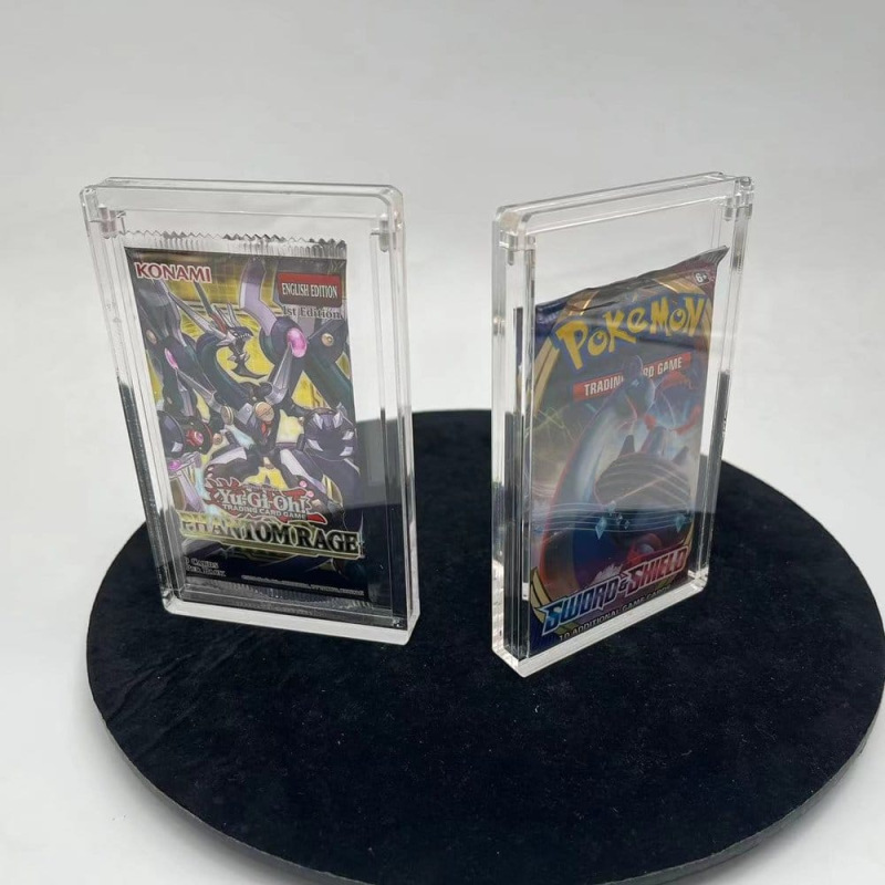 Evoretro Acrylic Display Case 5-Pack for Booster Packs 1