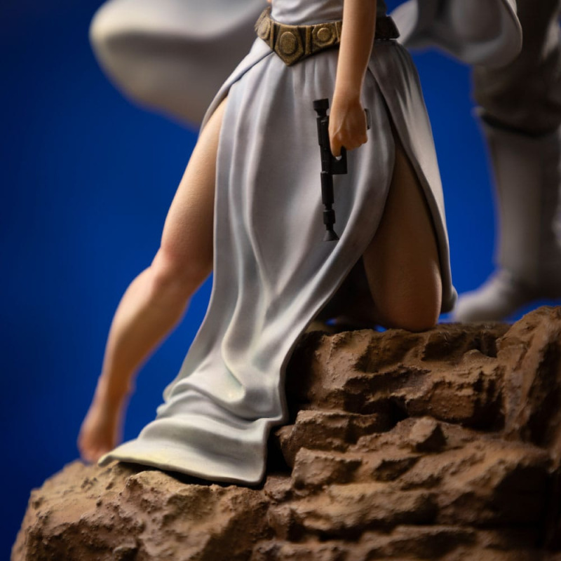 Star Wars Deluxe Art Scale Statue 1/10 Luke and Leia 41 cm 8