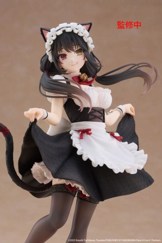 Date A Live V Coreful PVC Statue Kurumi Tokisaki Cat Ear Maid Ver. 18 cm 8
