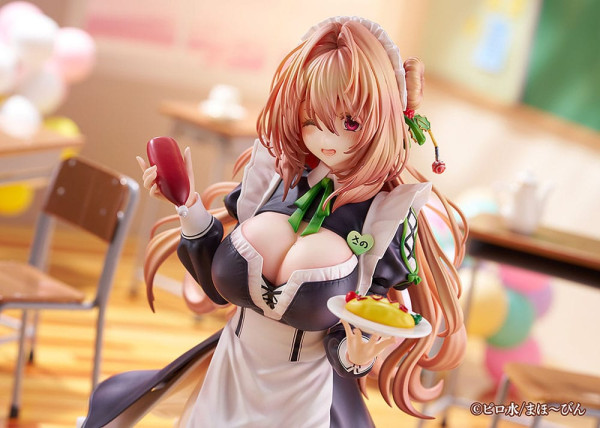 Hanikami Kanojo PVC Statue 1/6 Maid Maison Hanikami Kanojo Sano Hiiragi 20 cm 7