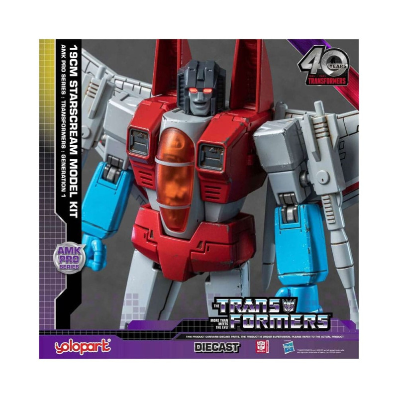 Transformers: Generation One AMK Pro Series Model Kit Starscream 19 cm 3