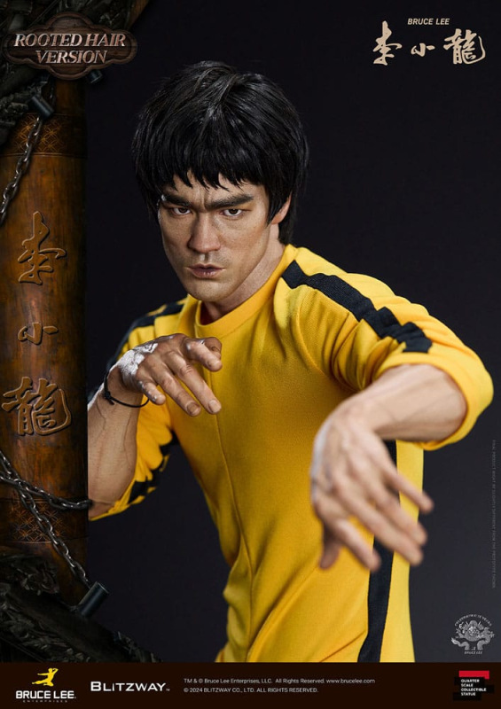 Bruce Lee Superb Scale Statue 1/4 50th Anniversary Tribute (Rooted Hair Version) 55 cm 5