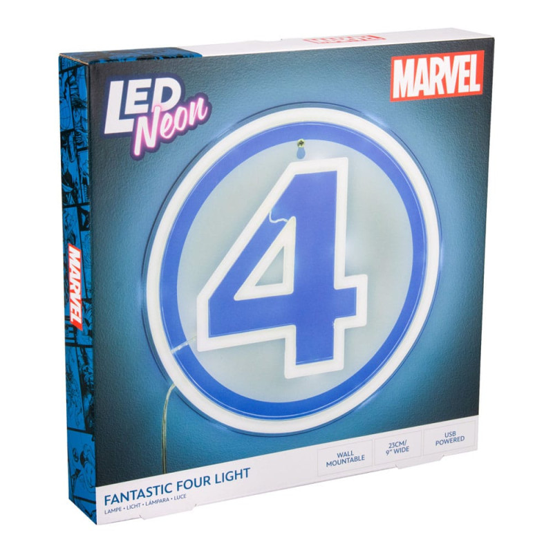 Fantastic Four LED Wall Lamp Light Logo Neon 3