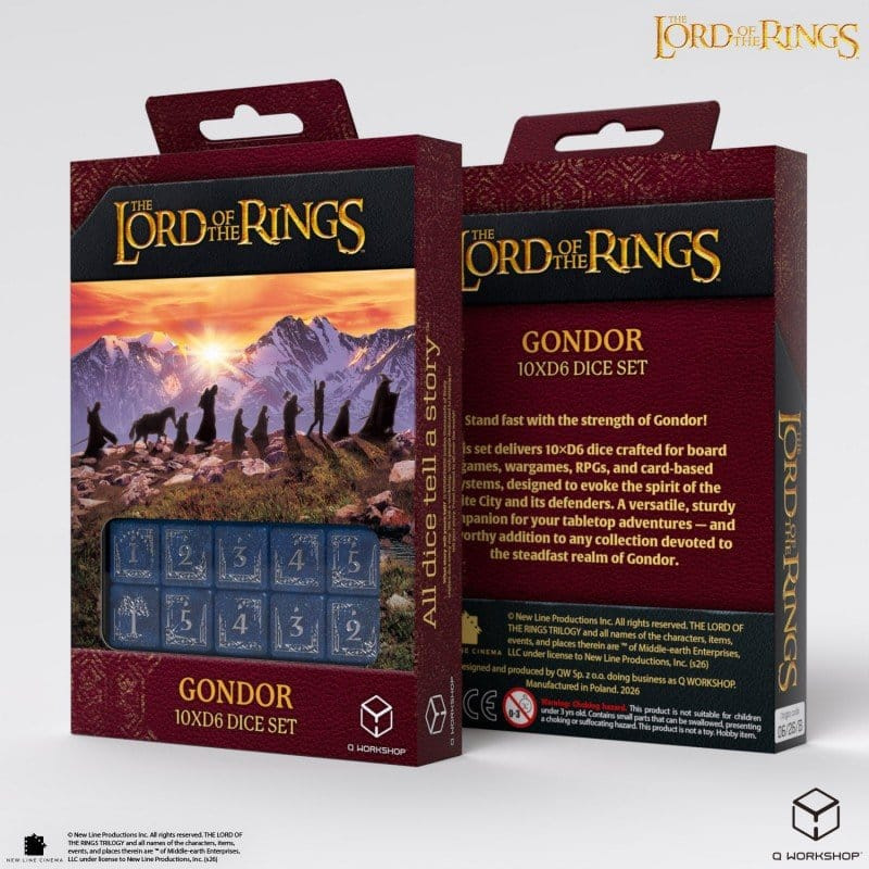 The Lord of the Rings: 10 D6 Dice Set Gondor 1