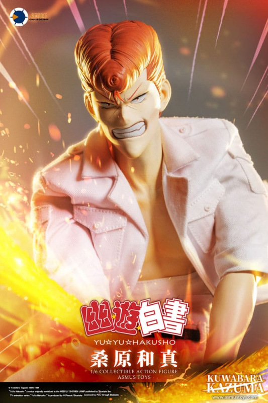 Yu Yu Hakusho Action Figure 1/6 Kazuma Kuwabara (Luxury Version) 30 cm 5
