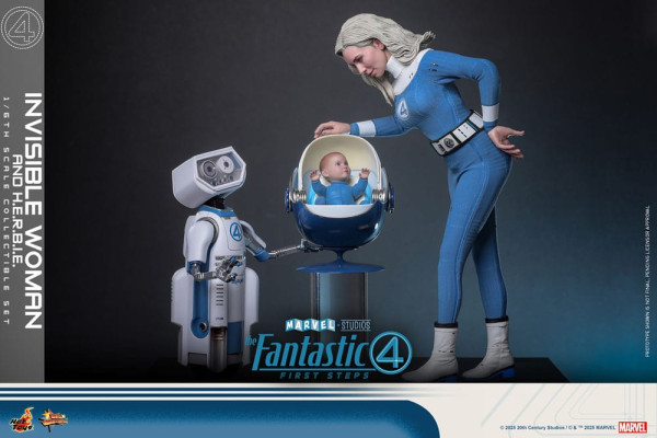 The Fantastic Four: First Steps Movie Masterpiece Action Figure 2-Pack 1/6 Invisible Woman & H.E.R.B 4
