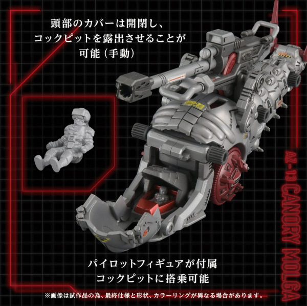 Zoids Plastic Model Kit 1/72 AZ-13 Canory Molga 19 cm 4