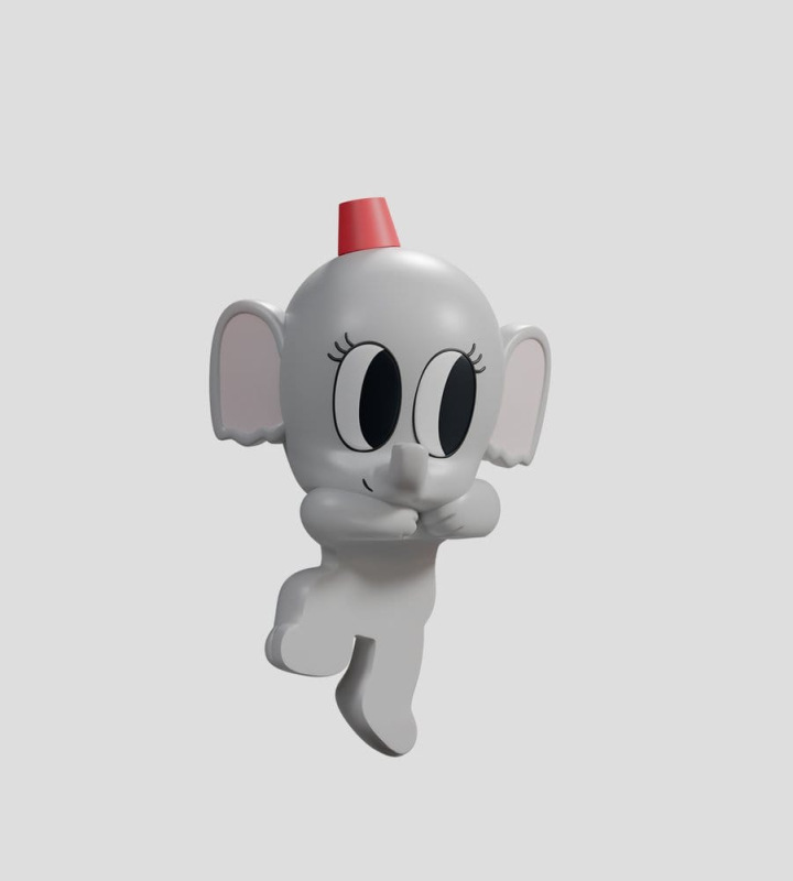 Tiny Shiny Hiney Peakers Mini Figures S1 6 cm Blind Box Display (6) 1
