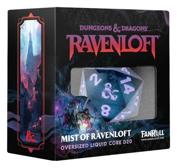 Dungeons & Dragons Mists of Ravenloft Dice Oversized Liquid Core d20 1