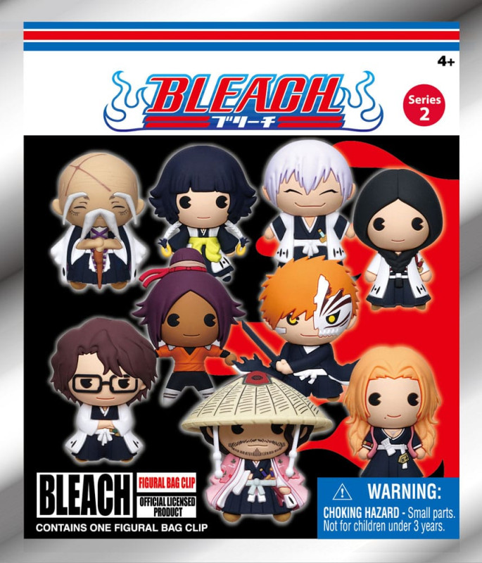 Bleach 3D PVC Bag Clips Series 2 Display (24) 1