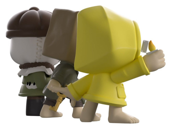 Little Nightmares II Minitooz 3-Pack Mono, Six & Hunter 7 cm 2