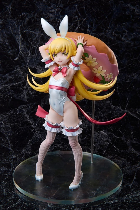 Monogatari Series PVC Statue 1/4 Shinobu Oshino White Bunny Ver. 35 cm 7
