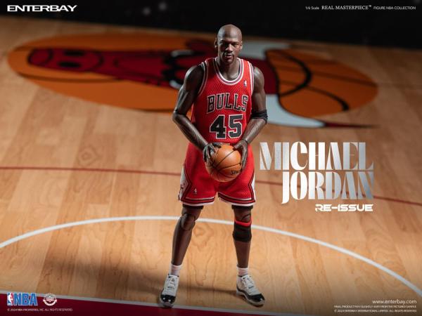 NBA Collection Real Masterpiece Actionfigur 1/6 Michael Jordan I'm Back Edition Limited 30 cm 6