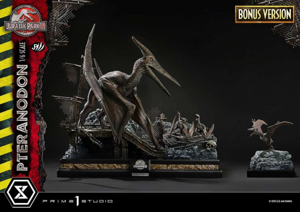 Jurassic Park III Legacy Museum Collection Statue 1/6 Pteranodon Bonus Version 68 cm 5
