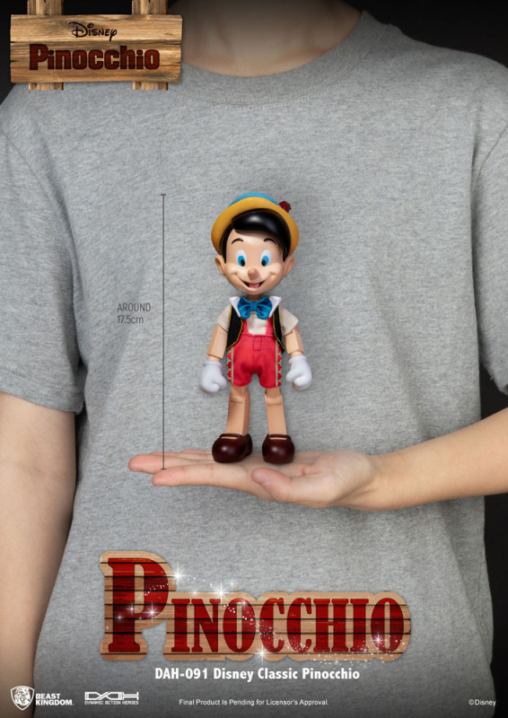 Disney Classic Dynamic 8ction Heroes Action Figure 1/9 Pinocchio 18 cm 9