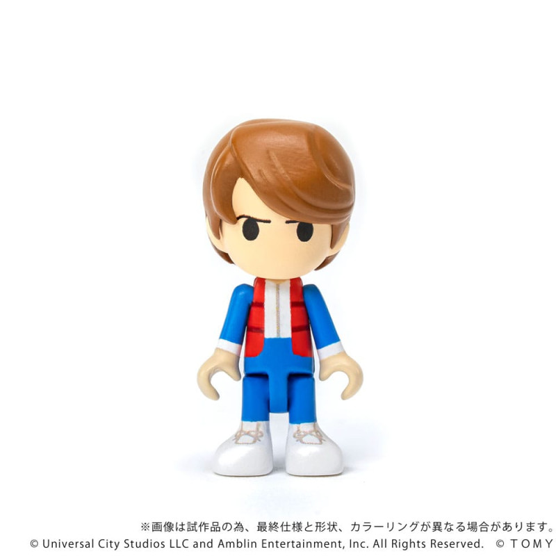 Back to the Future Q-Village Vehicle with mini-figures Time Machine 9 cm 1