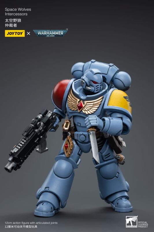 Warhammer 40k Action Figure 1/18 Space Wolves Intercessors 12 cm