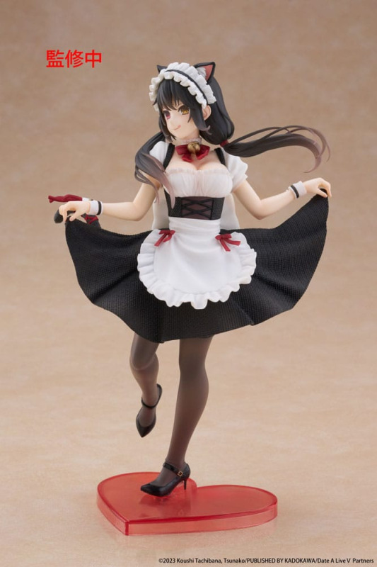 Date A Live V Coreful PVC Statue Kurumi Tokisaki Cat Ear Maid Ver. 18 cm 2