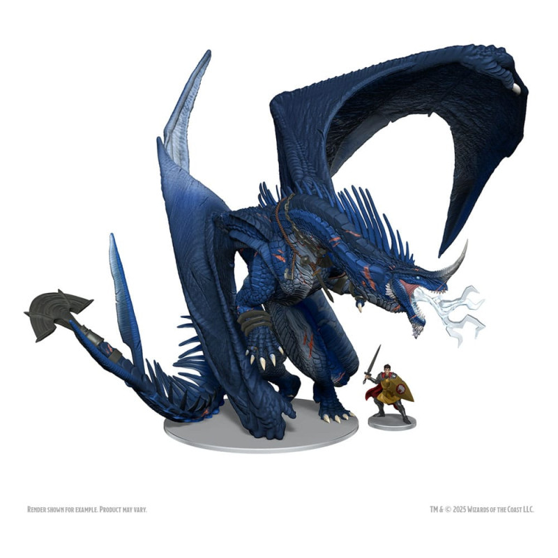 D&D Icons of the Realms Boxed prepainted Miniatures Ancient Blue Dragon 20 cm 1