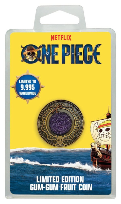 One Piece Collectable Coin Gum Gum Coin Limited Edition 4 cm 3