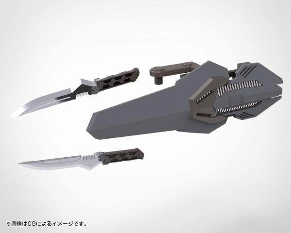 Kotobukiya M.S.G. Model Kit Accessory Set Weapon Unit 55 Composite Plate Unit 01 Gray Ver.