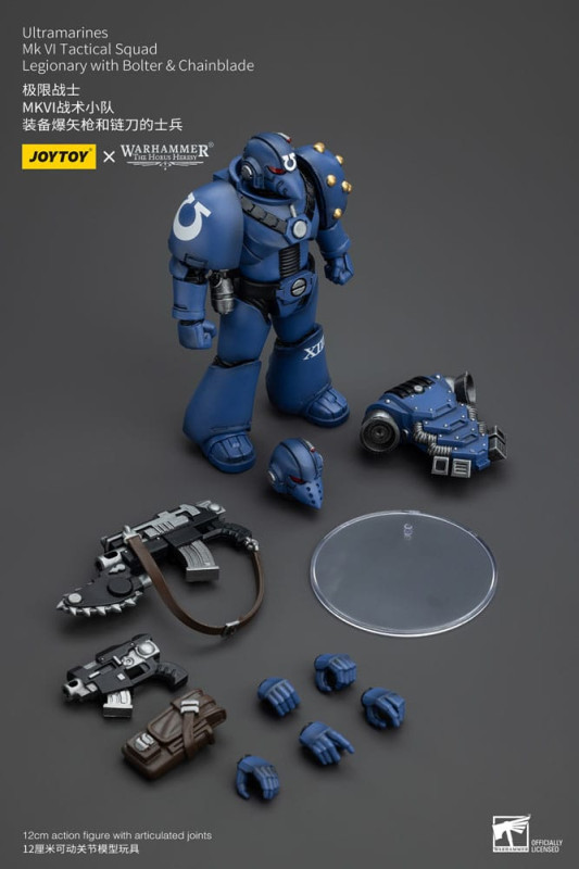 Warhammer The Horus Heresy Action Figure 1/18 Ultramarines MK VI Tactical Squad Legionary with Bolte 9