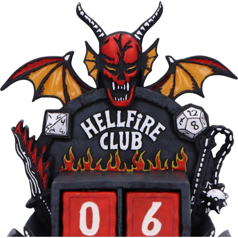 Stranger Things Perpetual Calendar Hellfire Club 15 cm 4