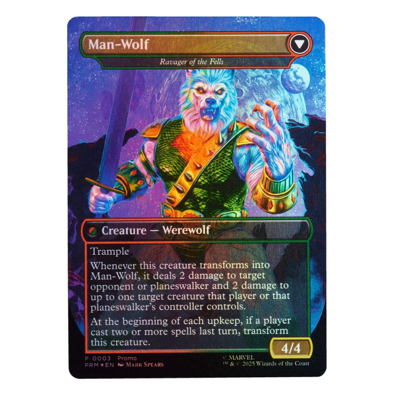 Marvel Legends Magic: The Gathering Action Figure Man-Wolf (plus Exclusive Foil Card) 15 cm 9