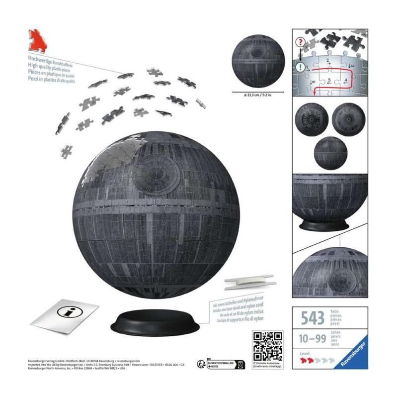 Star Wars 3D Puzzle Death Star (543 Pieces)