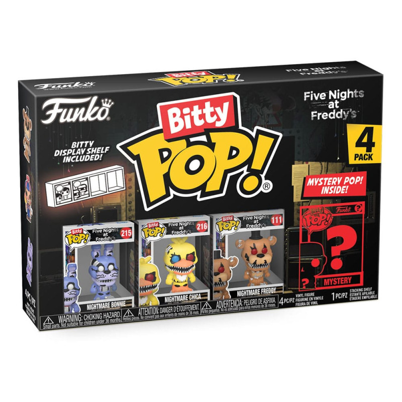 Five Nights at Freddy's Bitty POP! Vinyl Figure 4-Pack Nightmare Bonnie 2,5 cm 2