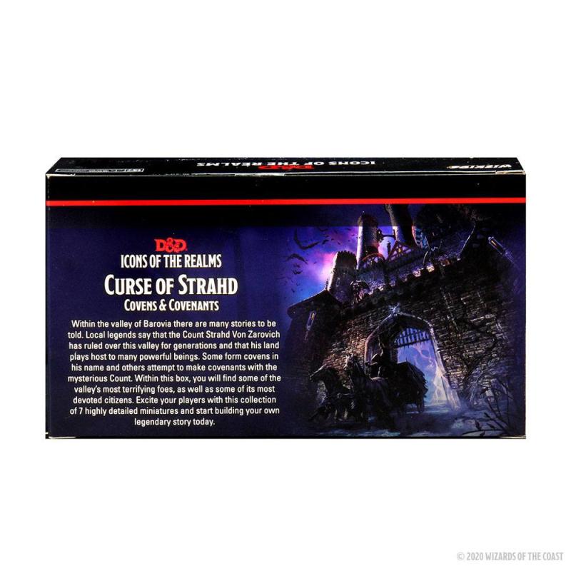 D&D Icons of the Realms: Curse of Strahd pre-painted Miniatures Covens & Covenants Premium Box Set