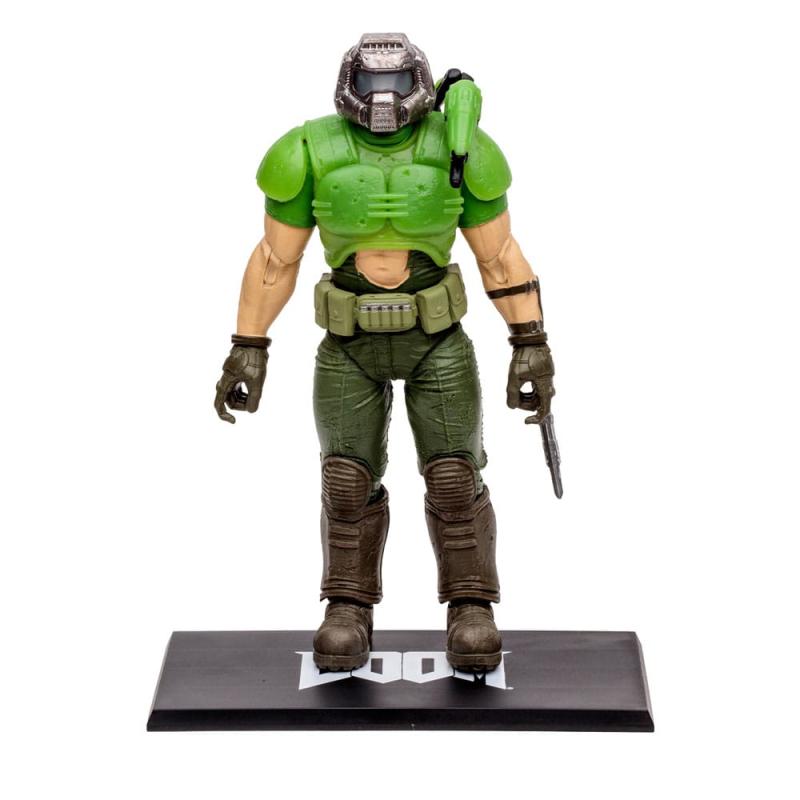 Doom Eternal Action Figure Doom Slayer Classic (Glow In The Dark Edition) Gold Label 18 cm