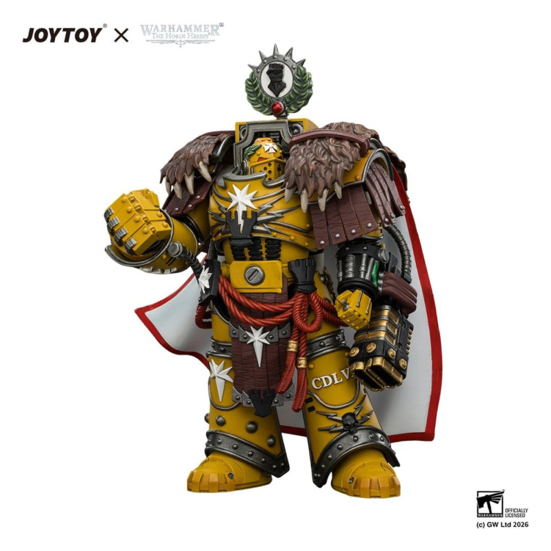 Warhammer Action Figure Imperial Fists Lord Castellan Evander Garrius, The Tyrant of Cthonia 14 cm 7