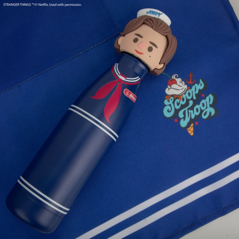 Stranger Things Water Bottle Scoops Ahoy Steve 500 ml 1