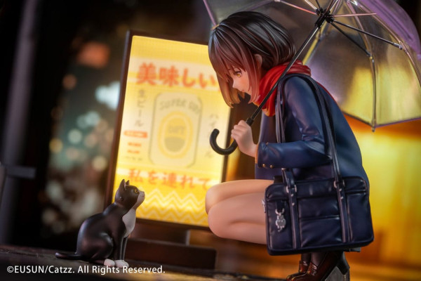 Original Character Statue 1/7 Rainy Day - Meeting Illustrated by Catzz 16 cm 3