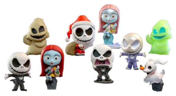 The Nightmare Before Christmas Cosbi Mini Figures 9 cm Blind Box Display (8)