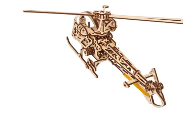 Ugears 3D Wooden Puzzle Mini Helicopter 14