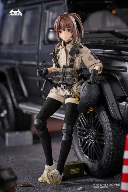Pocket Art Action Action Figure 1/12 PA006 Reizei Hiyo the Security 15 cm 12
