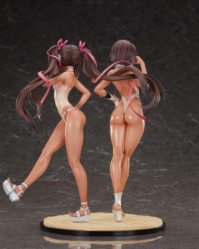 Taimanin RPG Set of 2 PVC Statue 1/6 Adult Yukikaze and Young Yukikaze Swimsuits Ver. 28 cm 2