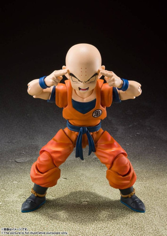 Dragon Ball Z S.H. Figuarts Action Figure Krillin-Earth's Strongest Man (Reissue) 12 cm 3
