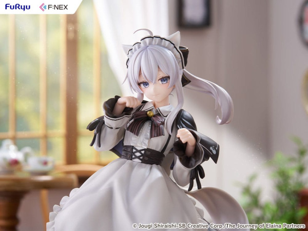 Wandering Witch: The Journey of Elaina F:NEX PVC Statue 1/7 Elaina Maid costume with cat ears Ver. 2 11