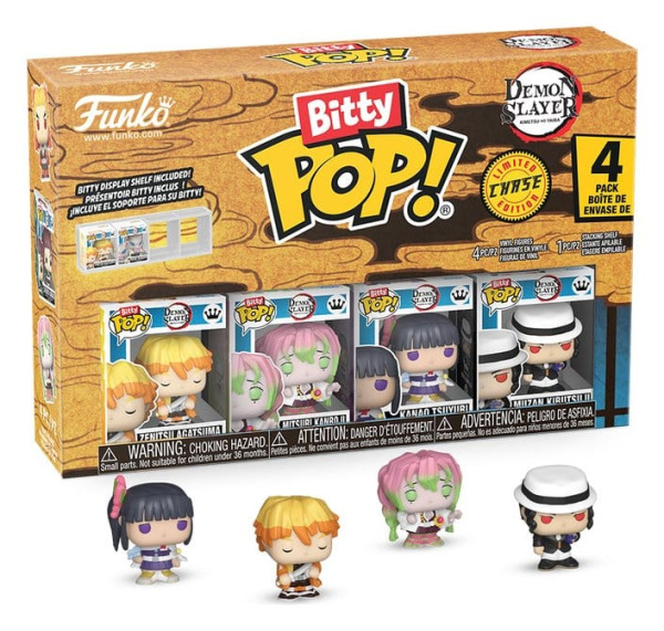 Demon Slayer: Kimetsu no Yaiba Bitty POP! Vinyl Figure 4-Pack Zenitsu 2,5 cm